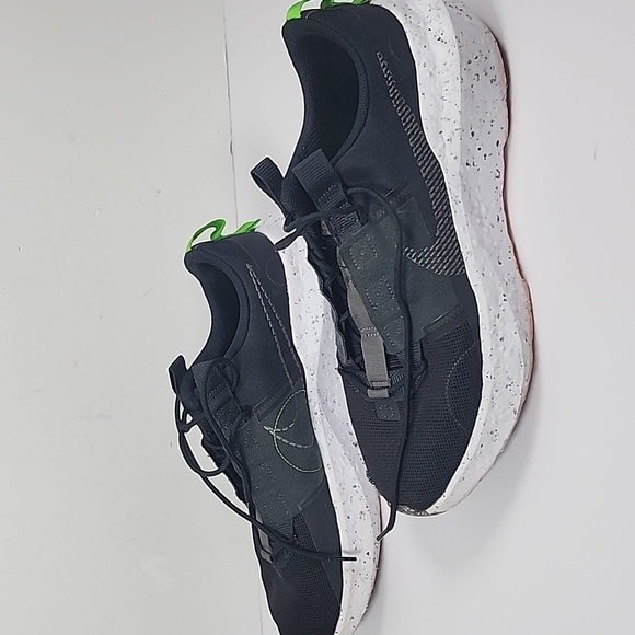 Nike Mens Crater Impact Fitness Work Out Running Sneaker Black and Green Size 14 - Picture 1 of 10